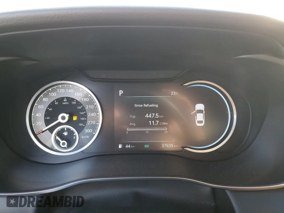 2023 Genesis G70 3.3T with VIN KMTG54TE5PU121061, listed as a Copart auction lot 78875054 with 37,639 mi miles and Salvage Title. Bid and sale history available at DreamBid. Image 9.