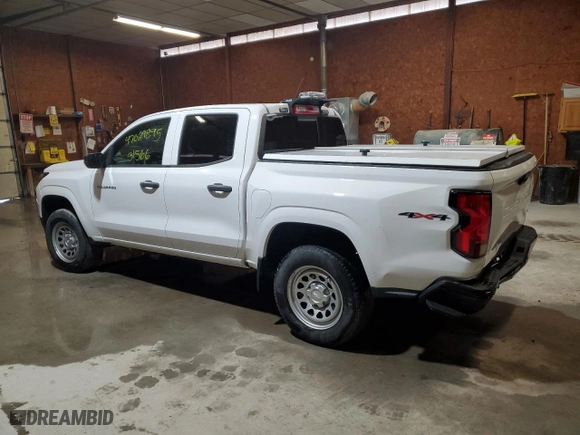 2023 Chevrolet Colorado 4WD Work Truck with VIN 1GCGTBEC2P1205358, listed as a Copart auction lot 47029895 with 31,566 mi miles and Clean Title. Bid and sale history available at carsss.com. Image 2.