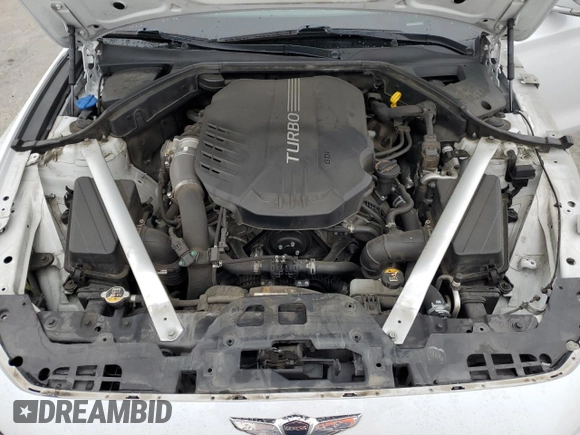 2019 Genesis G70 Advanced with VIN KMTG74LEXKU024019, listed as a Copart auction lot 50832935 with 111,373 mi miles and Salvage Title. Bid and sale history available at DreamBid. Image 11.