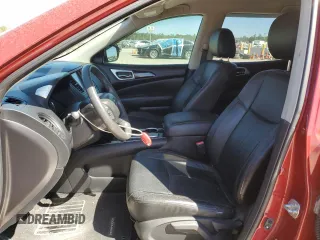 2017 Nissan Pathfinder S with VIN 5N1DR2MN6HC615277, listed as a Copart auction lot 49670935 with 168,932 mi miles and Salvage Title. Bid and sale history available at DreamBid. Image 7.