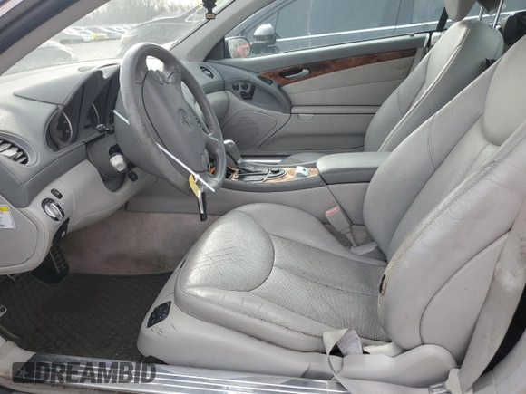 2007 Mercedes-Benz SL 550 with VIN WDBSK71F07F128601, listed as a Copart auction lot 49328185 with Not provided miles and Clean title. Bid and sale history available at DreamBid. Image 7.