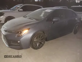 2020 Toyota Corolla SE with VIN JTDS4RCE3LJ004230, listed as a IAAI auction lot 40994502 with 75,599 mi miles. Bid and sale history available at carsss.com. Image 2.