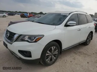 2017 Nissan Pathfinder S with VIN 5N1DR2MM2HC632312, listed as a Copart auction lot 53745965 with 160,305 mi miles and Clean Title. Bid and sale history available at carsss.com. Image 1.