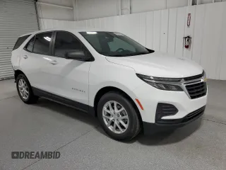 2024 Chevrolet Equinox LS with VIN 3GNAXHEGXRL161340, listed as a Copart auction lot 55029395 with 23,935 mi miles and Clean Title. Bid and sale history available at DreamBid. Image 4.