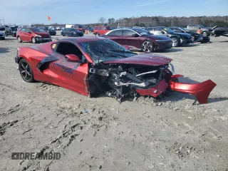2022 Chevrolet Corvette 2LT with VIN 1G1YB2D46N5120927, listed as a Copart auction lot 88921645 with 0 mi miles and Salvage Title. Bid and sale history available at carsss.com. Image 4.