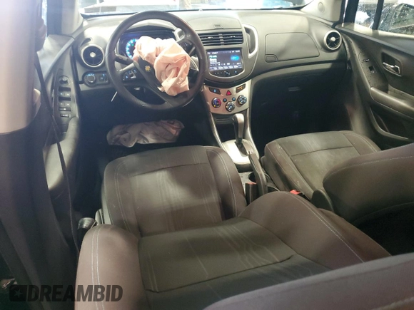 2016 Chevrolet Trax LT with VIN KL7CJPSB2GB653345, listed as a Copart auction lot 55918905 with 64,794 mi miles and Salvage Title. Bid and sale history available at DreamBid. Image 8.