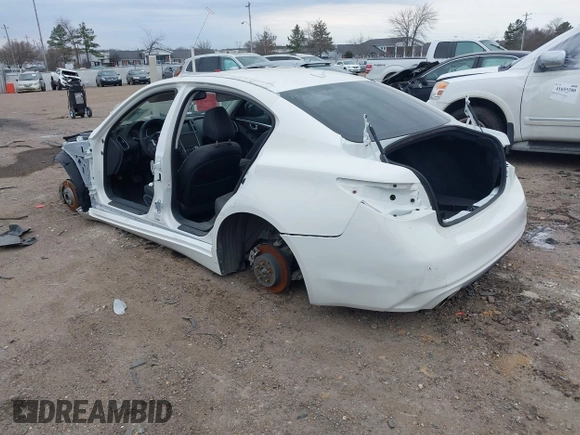 2018 Infiniti Q50 Luxe with VIN JN1EV7AP3JM360677, listed as a IAAI auction lot 41690938 with 120,807 mi miles and . Bid and sale history available at DreamBid. Image 3.