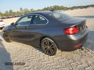 2021 BMW 2 Series 230i with VIN WBA2J1C04M7H58556, listed as a Copart auction lot 75501124 with 35,473 mi miles and Salvage Title. Bid and sale history available at carsss.com. Image 2.