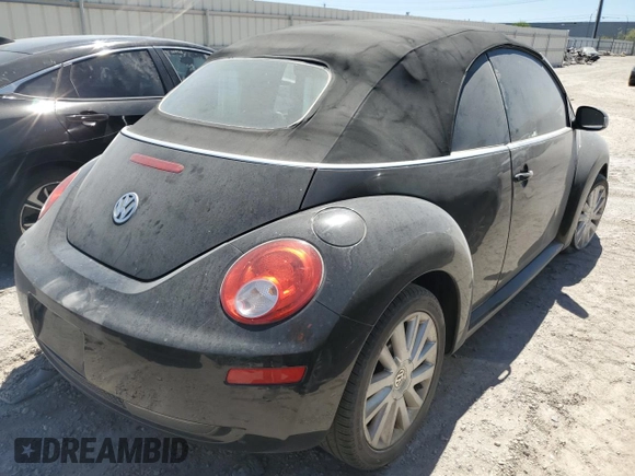 2008 Volkswagen Beetle SE with VIN 3VWRF31Y78M400218, listed as a Copart auction lot 61275115 with 133,167 mi miles and Salvage title. Bid and sale history available at DreamBid. Image 3.