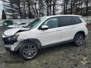 2023 Honda Passport EX-L z VIN 5FNYF8H59PB041173, wystawiony jako Copart lot #48941105 z przebiegiem 24 973 mil mil oraz Szkody całkowita. Historia ofert i sprzedaży dostępna na DreamBid. Obrazek 1.