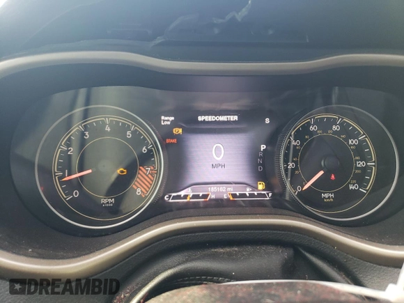 2014 Jeep Cherokee Limited with VIN 1C4PJMDS7EW210615, listed as a Copart auction lot 64308365 with 185,162 mi miles and Clean title. Bid and sale history available at DreamBid. Image 9.