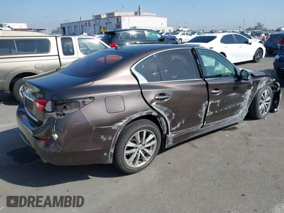 2014 Infiniti Q50 с VIN JN1BV7AP8EM670333, выставлен на аукционе IAAI как лот 41670015 с пробегом 59 427 миль миль и . История ставок и продаж доступна на DreamBid. Изображение 19.
