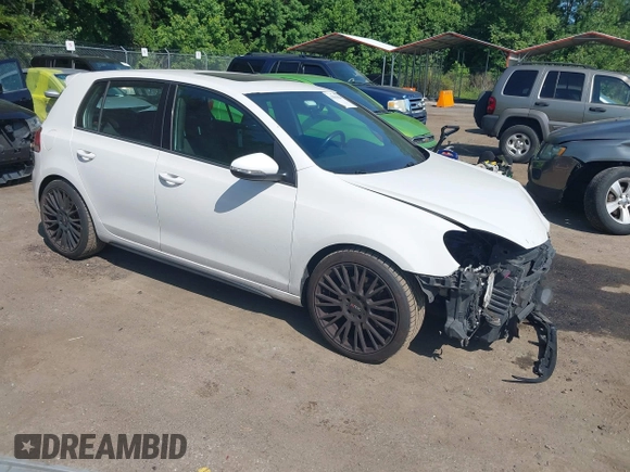 2010 Volkswagen Golf GTI with VIN WVWGV7AJ0AW245797, listed as a IAAI auction lot 42563626 with 127,932 mi miles and . Bid and sale history available at DreamBid. Image 1.