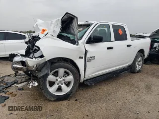 2021 Ram 1500 Tradesman z VIN 3C6RR6KT3MG714009, wystawiony jako Copart lot #64165893 z przebiegiem Nie podano mil oraz Szkoda całkowita • Salvage title. Historia ofert i sprzedaży dostępna na DreamBid. Obrazek 1.