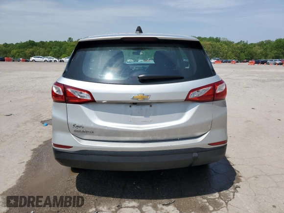 2019 Chevrolet Equinox LS z VIN 2GNAXHEV7K6180002, wystawiony jako Copart lot #55393785 z przebiegiem 166 487 mil mil oraz Szkody całkowita. Historia ofert i sprzedaży dostępna na DreamBid. Obrazek 6.