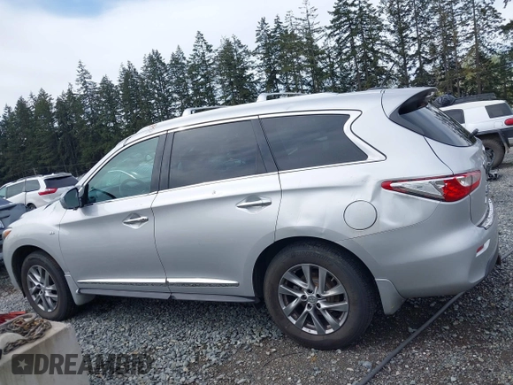 2014 Infiniti QX60 with VIN 5N1AL0MMXEC531216, listed as a IAAI auction lot 42003851 with 91,232 mi miles and . Bid and sale history available at DreamBid. Image 14.