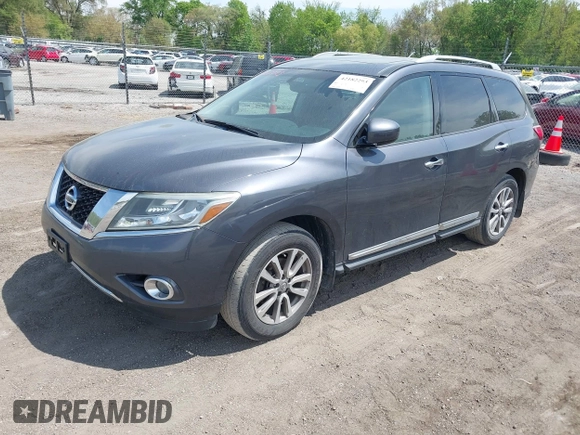 2014 Nissan Pathfinder S with VIN 5N1AR2MM0EC716000, listed as a IAAI auction lot 42182293 with 196,728 mi miles and . Bid and sale history available at DreamBid. Image 18.