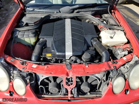 1999 Mercedes-Benz CLK-Class with VIN WDBLJ70G9XF058095, listed as a Copart auction lot 41823115 with 260,113 mi miles and Salvage Title. Bid and sale history available at carsss.com. Image 11.