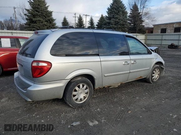 2007 Chrysler Town & Country Touring with VIN 2A4GP54L77R236408, listed as a Copart auction lot 86632764 with Not Provided miles and Salvage Title. Bid and sale history available at DreamBid. Image 3.