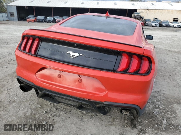 2022 Ford Mustang EcoBoost with VIN 1FA6P8TH3N5101247, listed as a Copart auction lot 89260665 with 59,662 mi miles and Salvage Title. Bid and sale history available at carsss.com. Image 6.