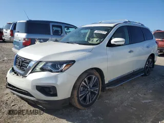 2017 Nissan Pathfinder S with VIN 5N1DR2MN3HC639262, listed as a Copart auction lot 46462875 with 88,585 mi miles and Salvage Title. Bid and sale history available at DreamBid. Image 1.