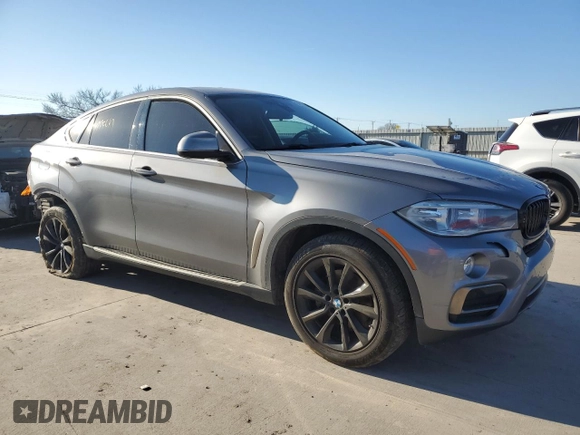2016 BMW X6 sDrive35i with VIN 5UXKU0C50G0F92208, listed as a Copart auction lot 84896154 with 130,730 mi miles and Salvage Title. Bid and sale history available at carsss.com. Image 4.