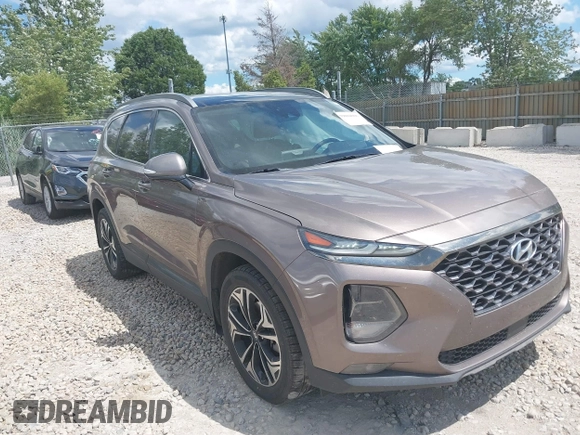 2020 Hyundai Santa Fe Limited with VIN 5NMS53AA5LH191809, listed as a IAAI auction lot 39804008 with 115,775 mi miles and . Bid and sale history available at DreamBid. Image 1.