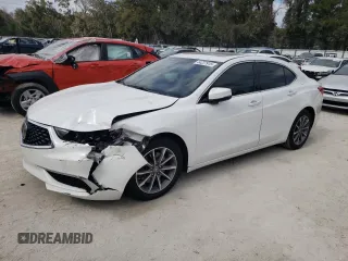 2019 Acura TLX w/Technology Pkg with VIN 19UUB1F56KA000104, listed as a Copart auction lot 44227915 with 95,356 mi miles and Salvage Title. Bid and sale history available at carsss.com. Image 1.