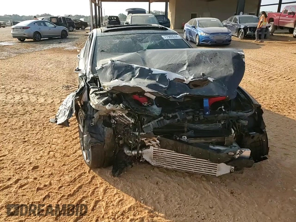 2019 Genesis G70 Advanced with VIN KMTG74LE2KU013905, listed as a Copart auction lot 77969244 with 73,985 mi miles and Salvage Title. Bid and sale history available at DreamBid. Image 14.