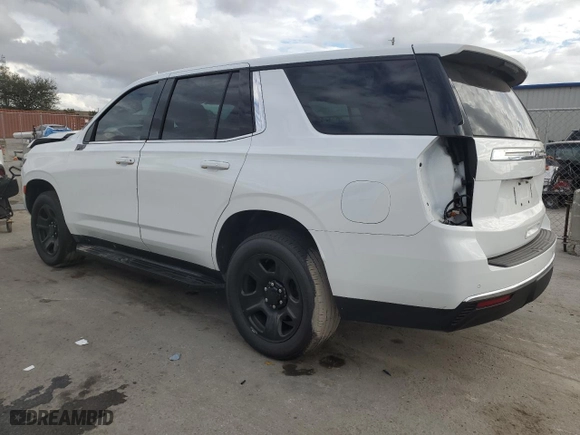 2023 Chevrolet Tahoe Commercial with VIN 1GNSCLED6PR294742, listed as a Copart auction lot 81449254 with 24,047 mi miles and Non Repairable. Bid and sale history available at carsss.com. Image 2.