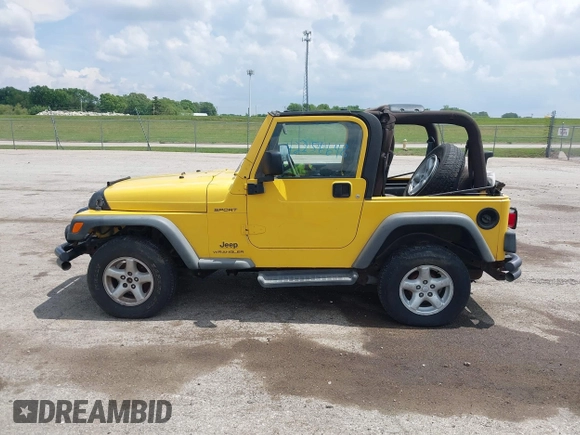 2004 Jeep Wrangler Sport z VIN 1J4FA49S04P701986, wystawiony jako IAAI lot #42256648 z przebiegiem 129 946 mil mil oraz . Historia ofert i sprzedaży dostępna na DreamBid. Obrazek 14.