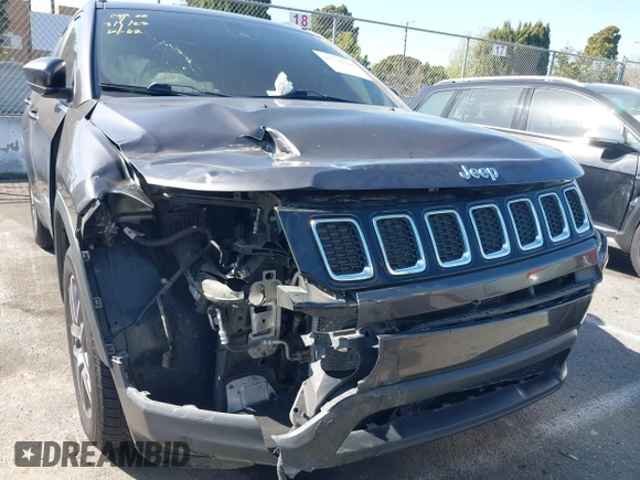 2020 Jeep Compass Latitude with VIN 3C4NJCBB9LT252792, listed as a IAAI auction lot 41714320 with 53,018 mi miles and . Bid and sale history available at DreamBid. Image 6.