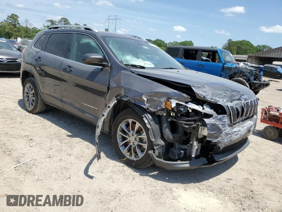 2020 Jeep Cherokee Lux with VIN 1C4PJLLXXLD510925, listed as a Copart auction lot 53616375 with 90,956 mi miles and Salvage title. Bid and sale history available at DreamBid. Image 4.