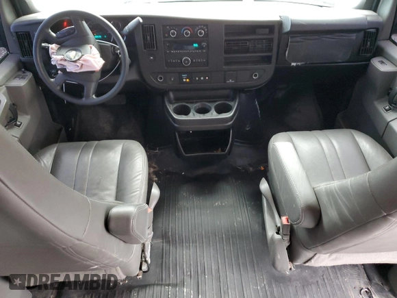 2020 Chevrolet Express Cargo Van with VIN 1GCWGBFP1L1130633, listed as a Copart auction lot 44383415 with 69,771 mi miles and Salvage Title. Bid and sale history available at carsss.com. Image 8.