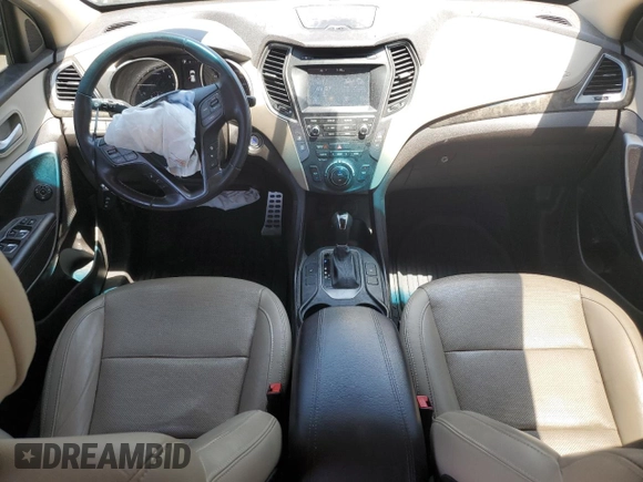 2017 Hyundai Santa Fe 2.4L with VIN 5NMZU3LBXHH019659, listed as a Copart auction lot 64056815 with 121,210 mi miles and Salvage title. Bid and sale history available at DreamBid. Image 8.