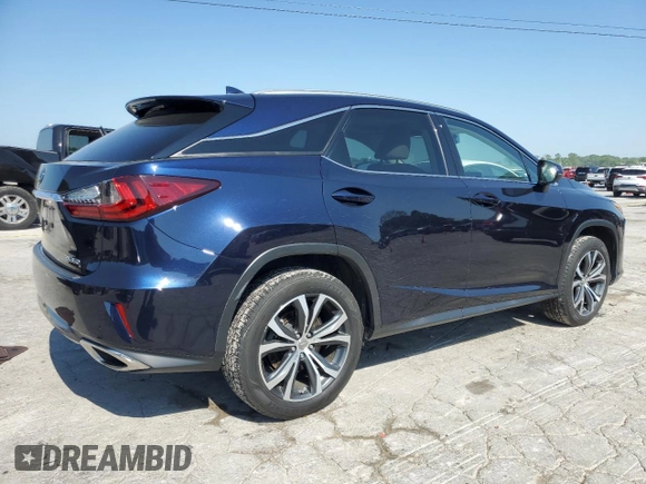 2017 Lexus RX 350 with VIN 2T2ZZMCA6HC035521, listed as a Copart auction lot 54652395 with 50,325 mi miles and Salvage Title. Bid and sale history available at DreamBid. Image 3.