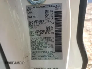 2023 Nissan Frontier S z VIN 1N6ED1CL0PN661401, wystawiony jako Copart lot #42604025 z przebiegiem 22 198 mil mil oraz Szkoda całkowita • Salvage title. Historia ofert i sprzedaży dostępna na DreamBid. Obrazek 13.