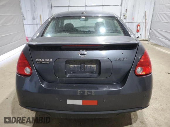 2008 Nissan Maxima 3.5 SL with VIN 1N4BA41EX8C801509, listed as a Copart auction lot 48720855 with 0 mi miles and Salvage Title. Bid and sale history available at carsss.com. Image 6.