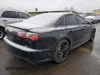 2018 Audi S6 Premium Plus with VIN WAUFFAFC9JN037615, listed as a Copart auction lot 85506084 with 76,456 mi miles and Salvage Title. Bid and sale history available at carsss.com. Image 3.