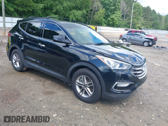 2017 Hyundai Santa Fe 2.4L z VIN 5NMZU3LB5HH043545, wystawiony jako IAAI lot #42244550 z przebiegiem 84 464 mil mil oraz . Historia ofert i sprzedaży dostępna na DreamBid. Obrazek 1.