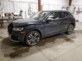 2018 Audi SQ5 Prestige with VIN WA1C4AFY3J2083105, listed as a Copart auction lot 37933474 with 58,064 mi miles and . Bid and sale history available at DreamBid. Image 1.