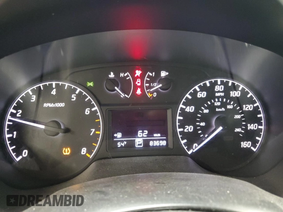 2017 Nissan Sentra SV with VIN 3N1AB7AP7HY212272, listed as a Copart auction lot 50632325 with 83,698 mi miles and Salvage Title. Bid and sale history available at carsss.com. Image 9.