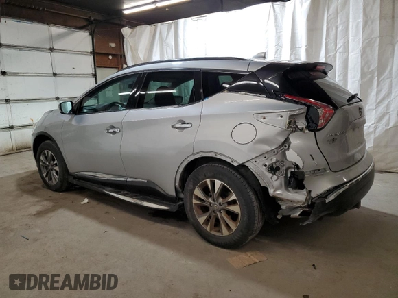 2018 Nissan Murano Platinum with VIN 5N1AZ2MH7JN132386, listed as a Copart auction lot 50158755 with 117,377 mi miles and Salvage Title. Bid and sale history available at DreamBid. Image 2.