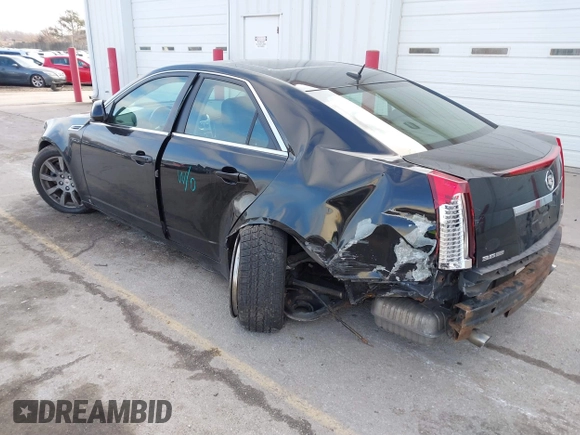2008 Cadillac CTS AWD w/1SB with VIN 1G6DT57V780164271, listed as a IAAI auction lot 41124855 with 97,036 mi miles. Bid and sale history available at carsss.com. Image 3.
