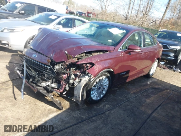 2013 Ford Fusion SE Hybrid with VIN 3FA6P0LU8DR206943, listed as a IAAI auction lot 41822643 with 141,484 mi miles. Bid and sale history available at carsss.com. Image 17.