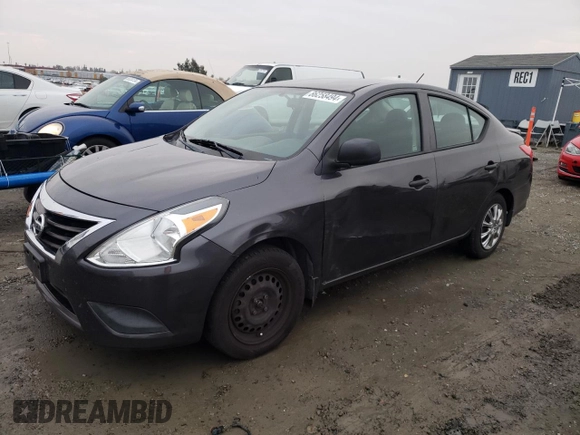 2015 Nissan Versa S Plus with VIN 3N1CN7AP5FL880792, listed as a Copart auction lot 86258494 with 158,228 mi miles and Salvage Title. Bid and sale history available at DreamBid. Image 1.