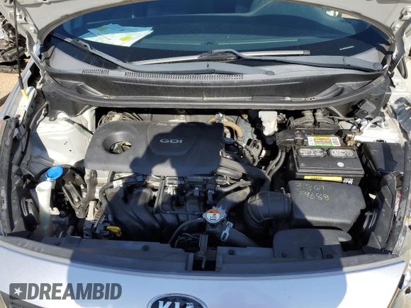 2016 Kia Rio LX with VIN KNADM5A34G6666911, listed as a Copart auction lot 50010045 with 75,479 mi miles and Salvage Title. Bid and sale history available at DreamBid. Image 11.
