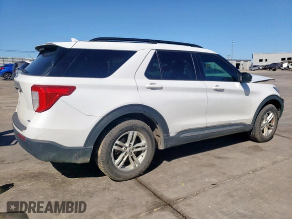 2020 Ford Explorer XLT with VIN 1FMSK7DH1LGA14153, listed as a Copart auction lot 47699275 with 100,555 mi miles and Salvage Title. Bid and sale history available at DreamBid. Image 3.