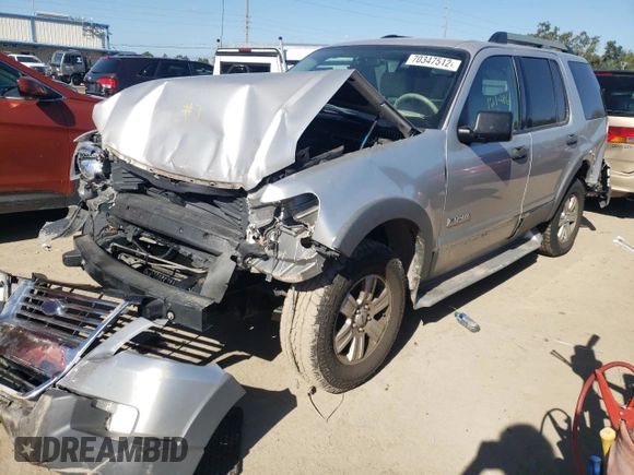 2006 Ford Explorer XLT with VIN 1FMEU63E96UA54432, listed as a Copart auction lot 59959085 with 121,486 mi miles and Non repairable. Bid and sale history available at DreamBid. Image 1.