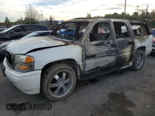 2003 GMC Yukon XL Denali with VIN 1GKFK66UX3J327011, listed as a Copart auction lot 87629095 with 0 mi miles and Non Repairable. Bid and sale history available at carsss.com. Image 1.